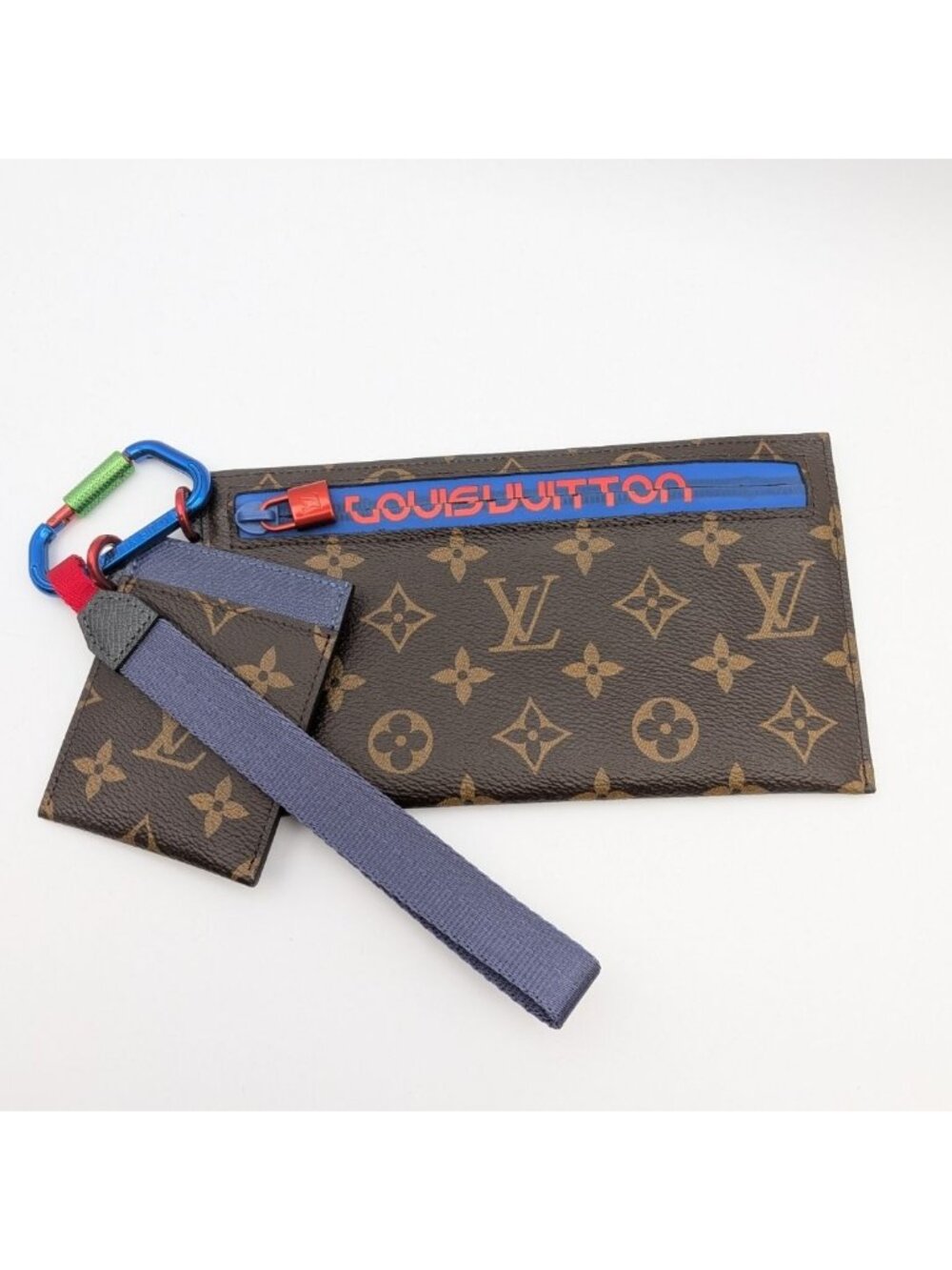 Louis Vuitton Monogram Pacific Taiga Ribbon Pouch Kim Jones Card Case